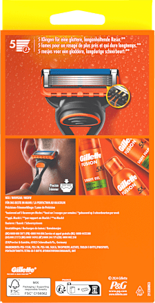 Rasierer, Fusion5 Starterset, 1 St Gillette