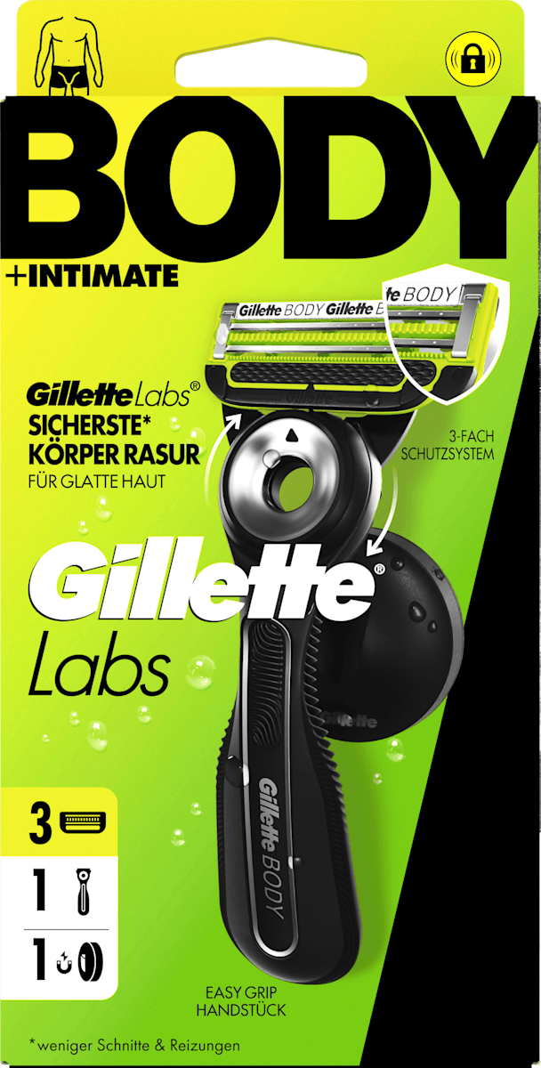 Rasierer, Labs Body & Intimate Vorteilspack, 1 St