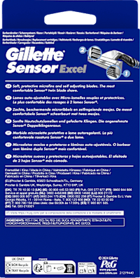 Rasierer, Sensor Excel, 1 St