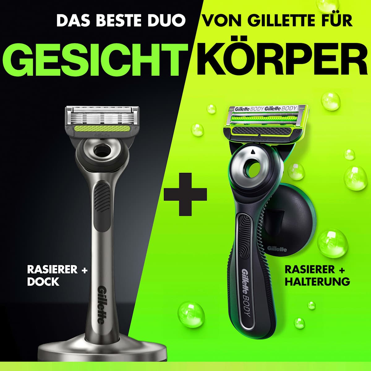 Gillette Rasierer Set, Labs Face & Body Intimate Duo, 1 St
