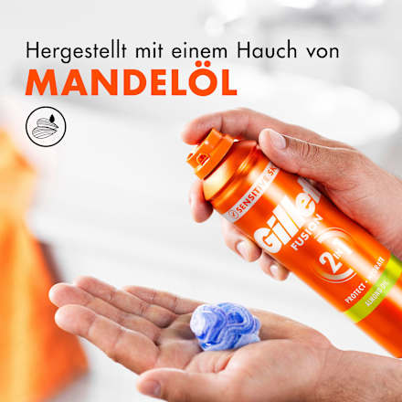 Rasiergel, Fusion5 Sensitive, 200 ml