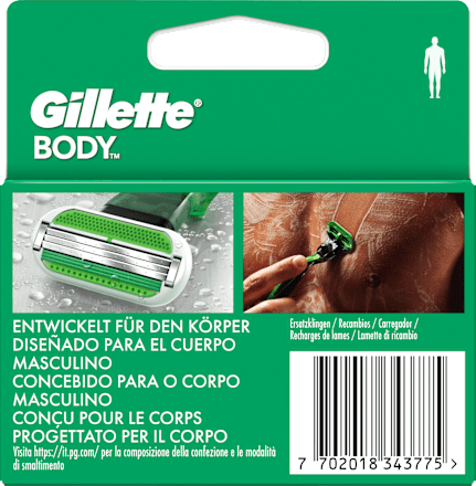 Rasierklingen, Body, 4 St