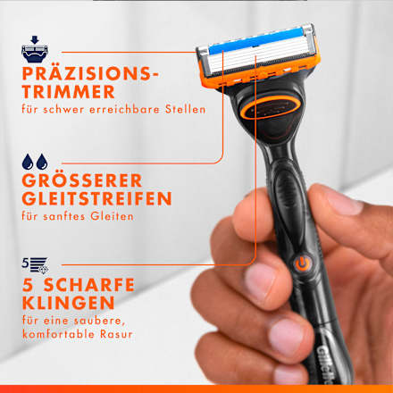 Scheermesjes, Fusion5 Power, 4 stuks