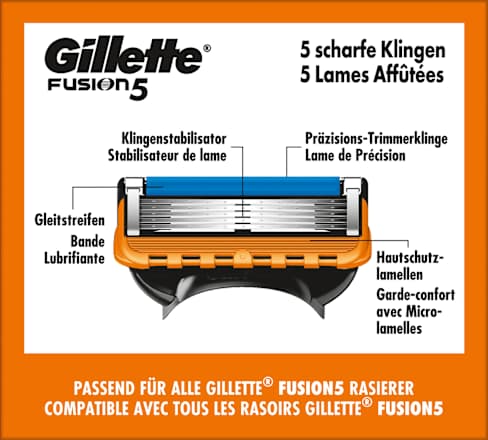 Rasierklingen, Fusion5, 16 St