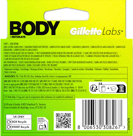 Rasierklingen, Labs Body & Intimate, 6 St
