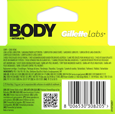 Rasierklingen, Labs Body & Intimate, 3 St