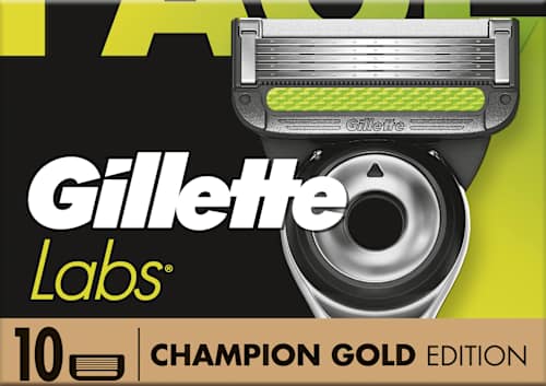 Gillette Rasierklingen, Labs Face Gold, 10 St