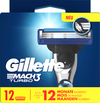 Rasierklingen, Mach3 Turbo, 12 St