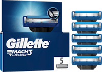 Scheermesjes, Mach3 Turbo, 5 stuks