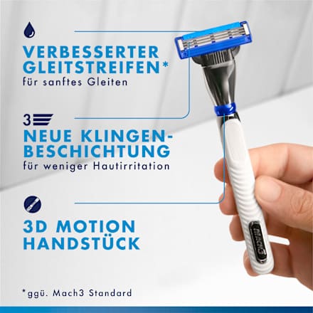 Scheermesjes, Mach3 Turbo, 5 stuks