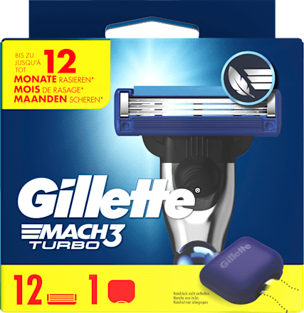 Rasierklingen, Mach3 Turbo, 12 St