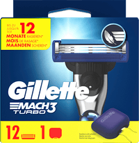 Rasierklingen, Mach3 Turbo, 12 St