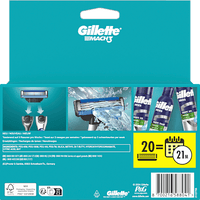 Scheermesjes, Mach3, 20 stuks