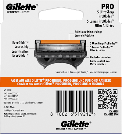 Rasierklingen, ProGlide, 8 St