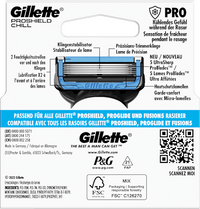 Rasierklingen, ProShield Chill, 4 St
