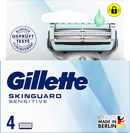 Scheermesjes, SkinGuard Sensitive, 4 stuks