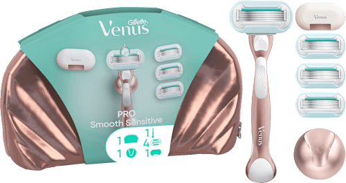 Geschenkset Rasierer, Pro Smooth Sensitive 8tlg, 1 St