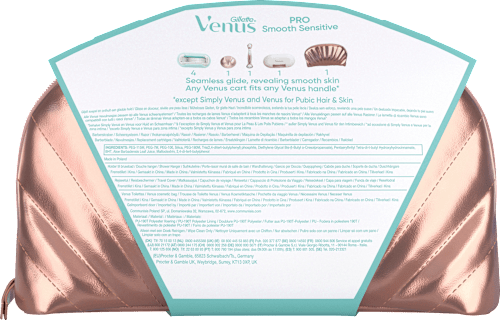 Geschenkset Rasierer, Pro Smooth Sensitive 8tlg, 1 St