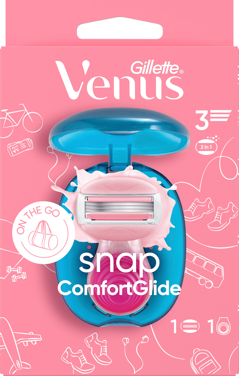 Gillette Venus Rasierer, Comfortglide Spa Breeze Snap, 1 St
