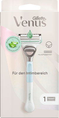 Rasierer für den Intimbereich, Aloe Vera, 1 St Gillette Venus