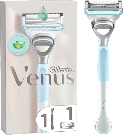Rasierer für den Intimbereich, Aloe Vera, 1 St Gillette Venus