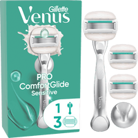 Gillette Venus Rasierer, Pro Comfortglide Sensitive Vorteilspack, 1 St