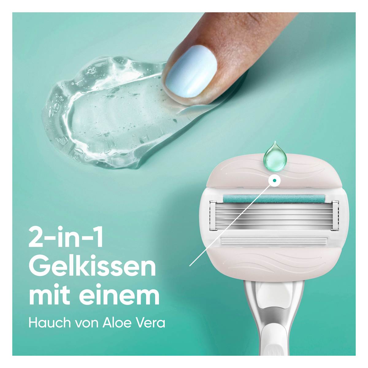 Gillette Venus Rasierer, Pro Comfortglide Sensitive Vorteilspack, 1 St