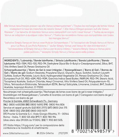Rasierklingen, Comfortglide Spa Breeze, 4 St