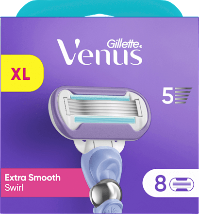 Rasierklingen, Extra Smooth Swirl, 8 St
