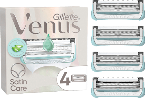 Rasierklingen für den Intimbereich, Aloe Vera, 4 St Gillette Venus