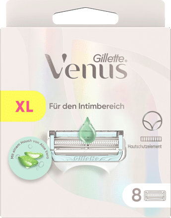 Rasierklingen für den Intimbereich, Aloe Vera, 8 St Gillette Venus