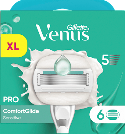 Scheermesjes, Pro Comfortglide Sensitive, 6 stuks