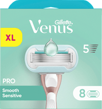 Scheermesjes, Pro Smooth Sensitive, 8 stuks