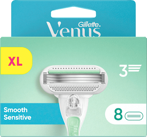 Rasierklingen, Smooth Sensitive, 8 St Gillette Venus