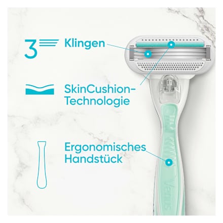 Rasierklingen, Smooth Sensitive, 8 St Gillette Venus