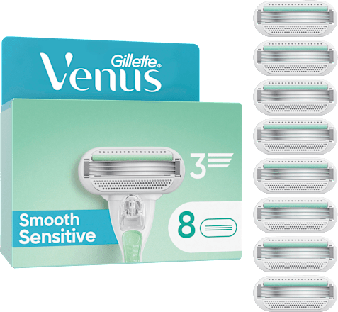 Rasierklingen, Smooth Sensitive, 8 St Gillette Venus