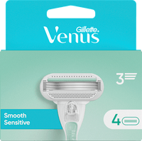 Rasierklingen, Smooth Sensitive, 4 St Gillette Venus