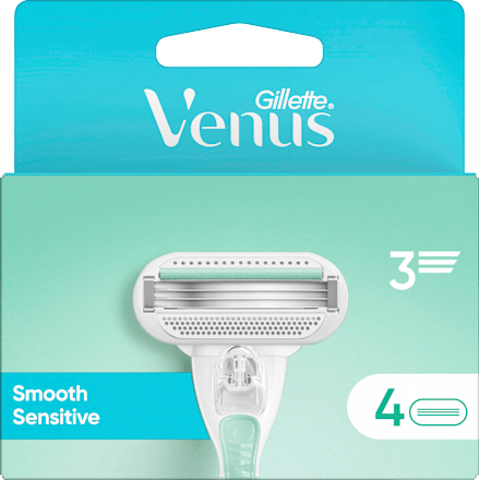 Rasierklingen, Smooth Sensitive, 4 St Gillette Venus