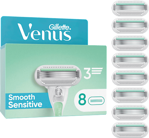 Rasierklingen, Smooth Sensitive, 8 St Gillette Venus