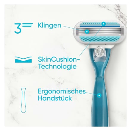 Rasierklingen, Smooth, 4 St