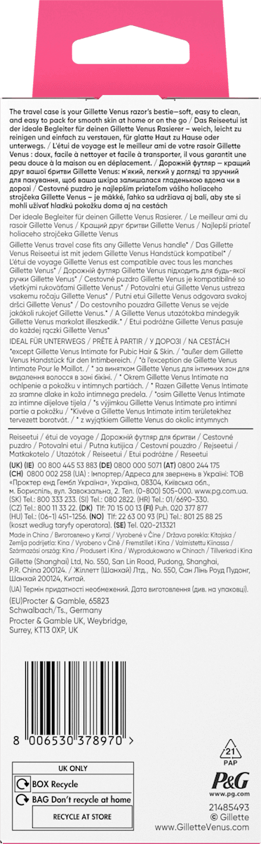 Gillette Venus Reiseetui für Rasierer, 1 St