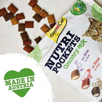 Katzenleckerli mit Ente, Rind & Truthahn, Nutri Pockets Country-Mix, 150 g