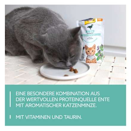 Katzenleckerli mit Ente & Katzenminze, Crunchy Snack, 50 g