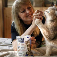 Kattensnacks met zalm, forel en garnalen, Nutri Pockets Sea Mix, 150 g