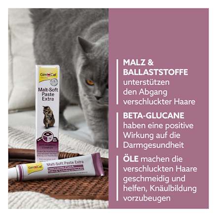 Voedingssupplement voor katten, Malt-Soft-Paste Extra, 50 g