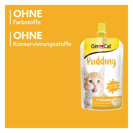Voedingssupplement voor katten, pudding met calcium, 150 g