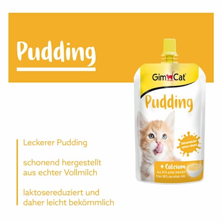 Voedingssupplement voor katten, pudding met calcium, 150 g