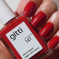 Nagellack Plant Based 147 Real Red, 15 ml