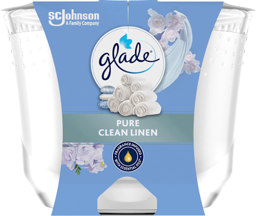 Duftkerze im Glas Pure Clean Linen 204 g, 1 St glade