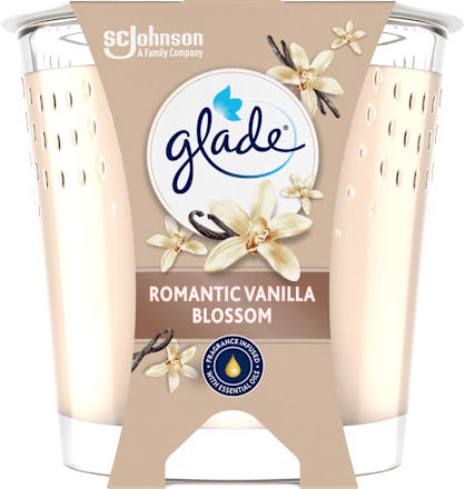 Duftkerze im Glas Romantic Vanilla Blossom 112 g, 1 St glade